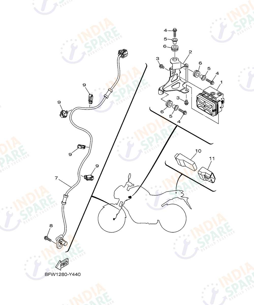 YAMAHA D001 FZ RAVE Series ELECTRICAL 3